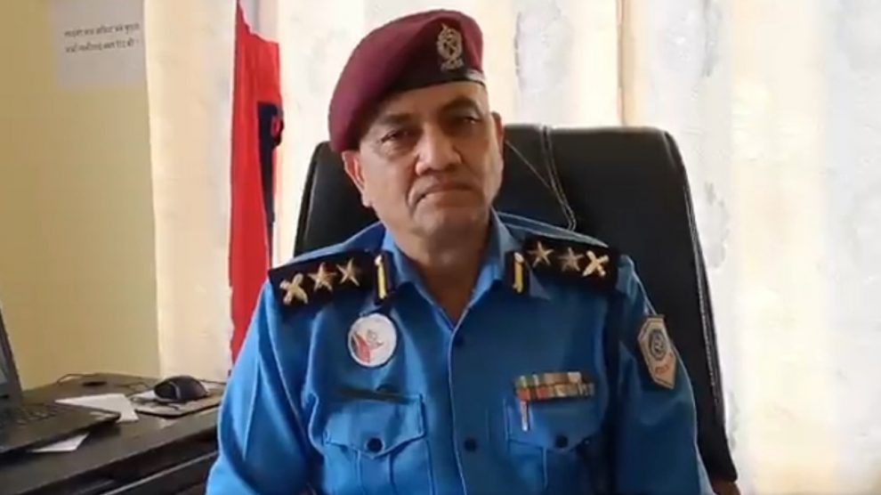 तस्विर :सरुवा भएर गएका एसपी नरेन्द्रकुमार कार्की ।